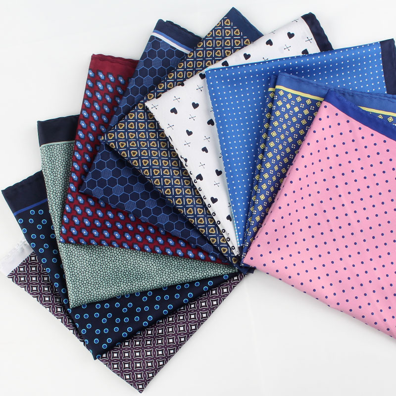 Pocket Square Set - 34cm poszetka dla mężczyzn kobiety kwiatowy