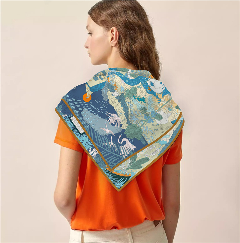 Jedwabny szal damski z lasu de – Face Scarf Mask recenzja i cena