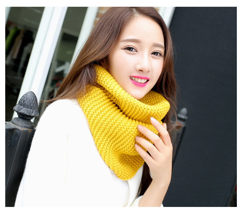 Szalik zimowy damski nieskończ – Infinity Scarf Knit recenzja i cena