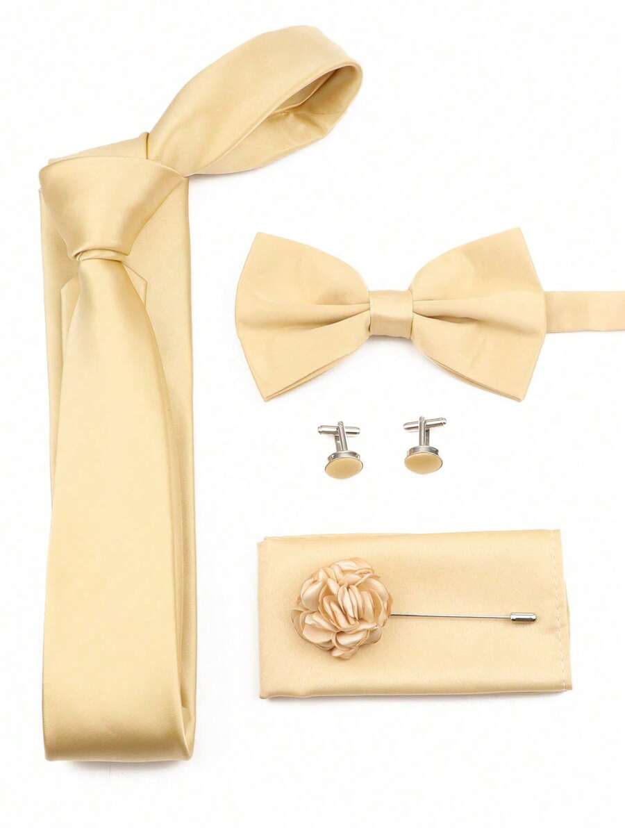 SGIAWETA-5 szt./zestaw Krawat  – Pocket Square Set recenzja i cena