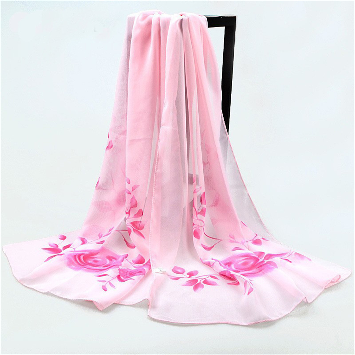 1szt Szyfonowy szalik Prosty e – Ascot Neck Scarf recenzja i cena