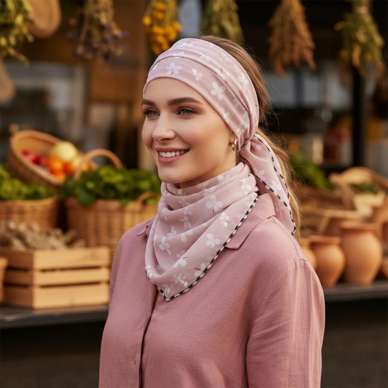 1 szt. Regulowana szyfonowa ma – Ascot Neck Scarf recenzja i cena
