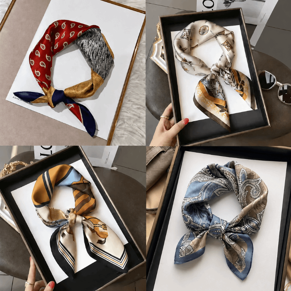 Jedwabna chusta kwadratowa z j – Face Scarf Mask recenzja i cena