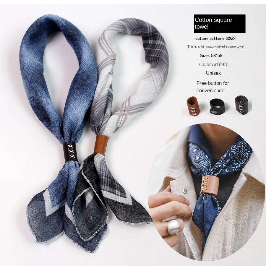 Męski kwadratowy szalik z guzi – Bandana Cotton recenzja i cena