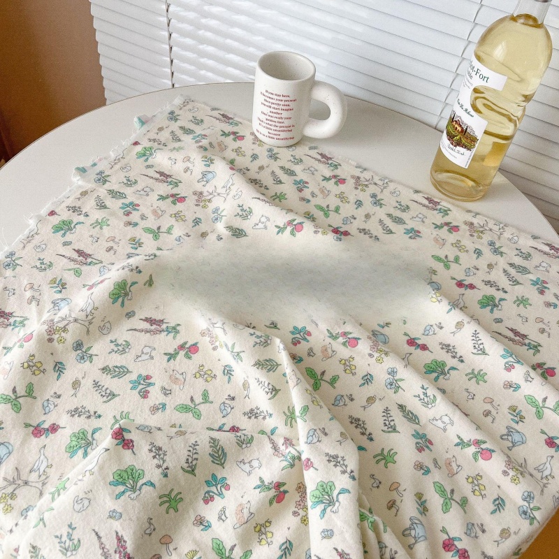Tkaniny Wiskoza Kwiatowy Wzór  – Woven Scarf Blanket recenzja i cena